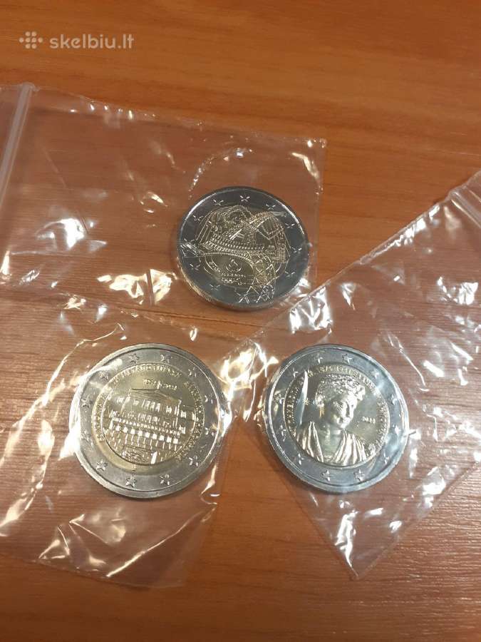 Naujausi 2 eur proginiai:pranzūcija ir Graikija