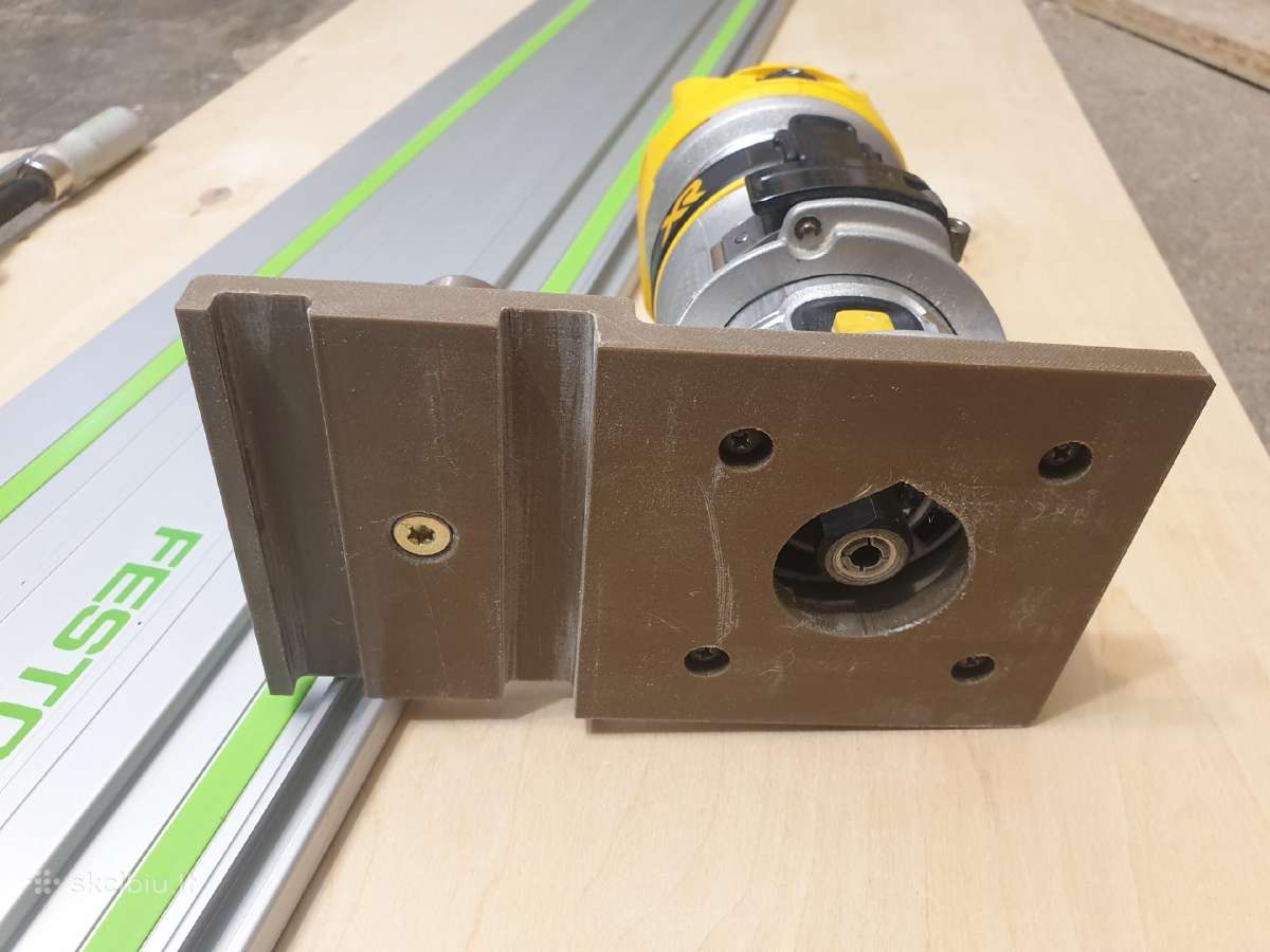 Frezos padas - Dewalt Festool Makita liniuotems - nuotraukos Nr. 3