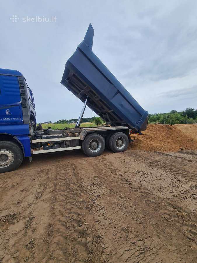 Žvyras smelis juodzemis sklada augalinis gruntas - nuotraukos Nr. 17