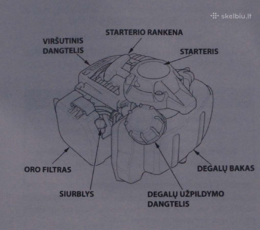 Keturtaktis benzininis trimeris Kaufer Kx-55 - nuotraukos Nr. 13