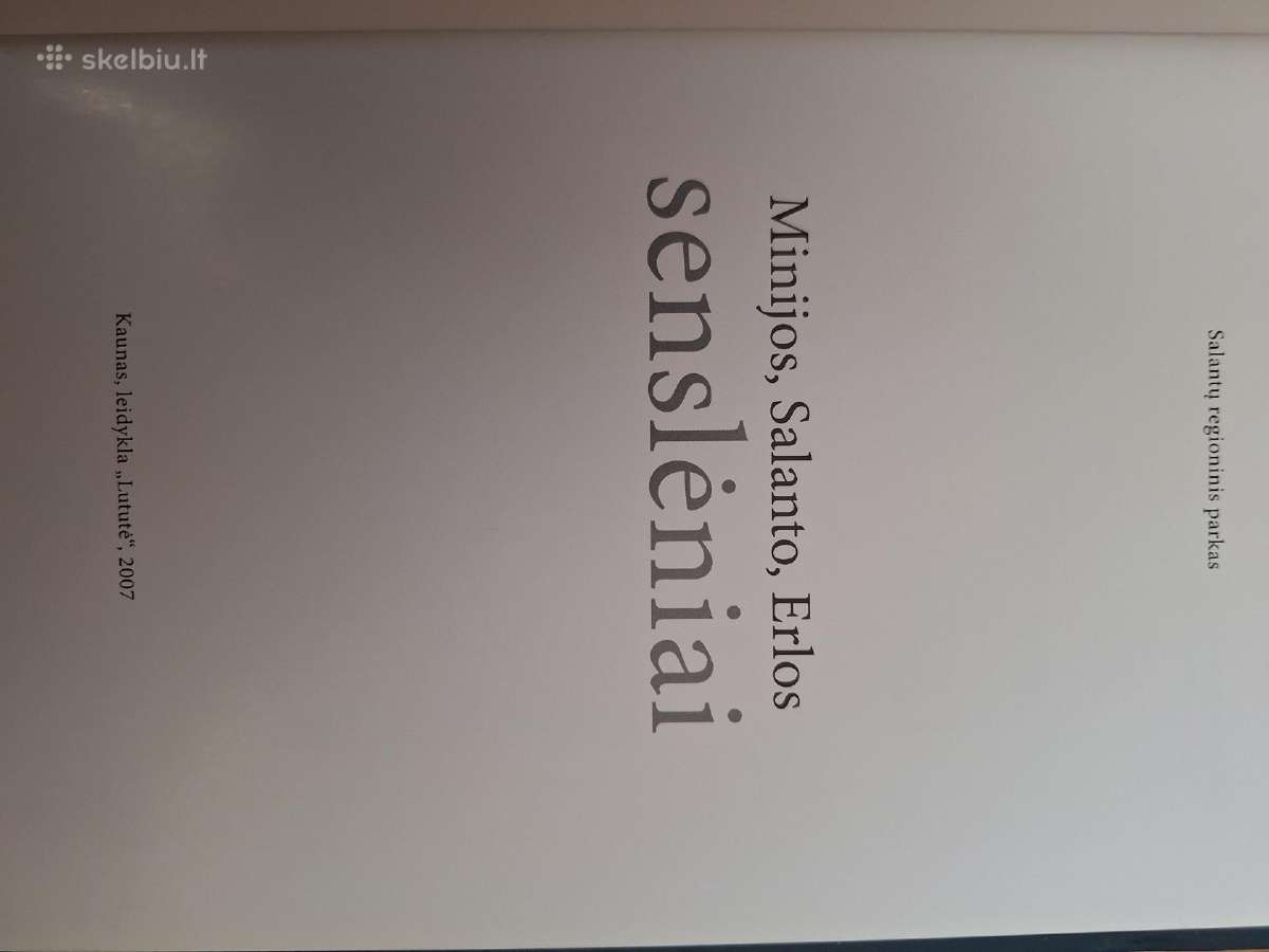 Minijos Salanto Erlos senslėniai. Fotoalbumas - nuotraukos Nr. 2