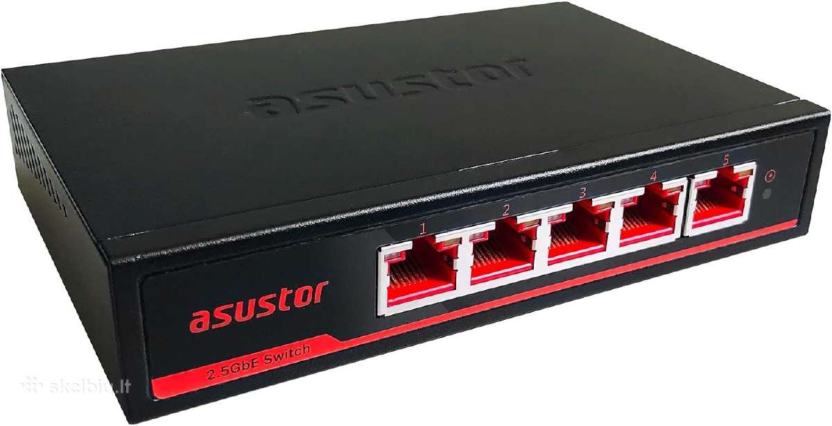 Asustor Asw205t 5 portu 2.5G switchas