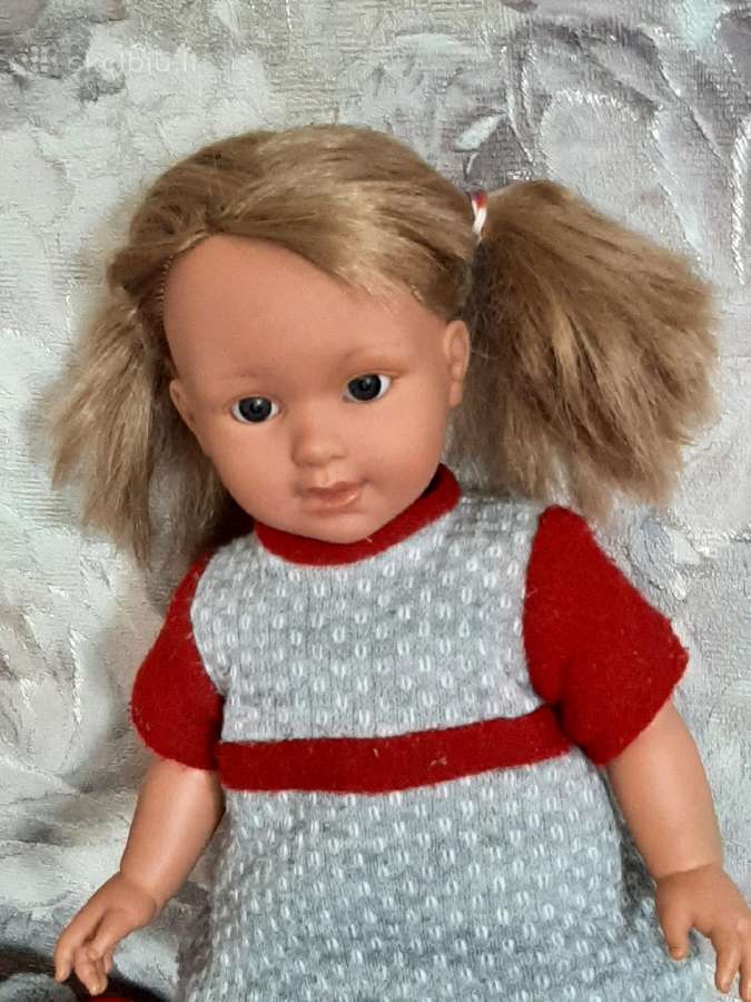Didelė llorens lėlė žaista plaukai pakarpyti 42cm - nuotraukos Nr. 4