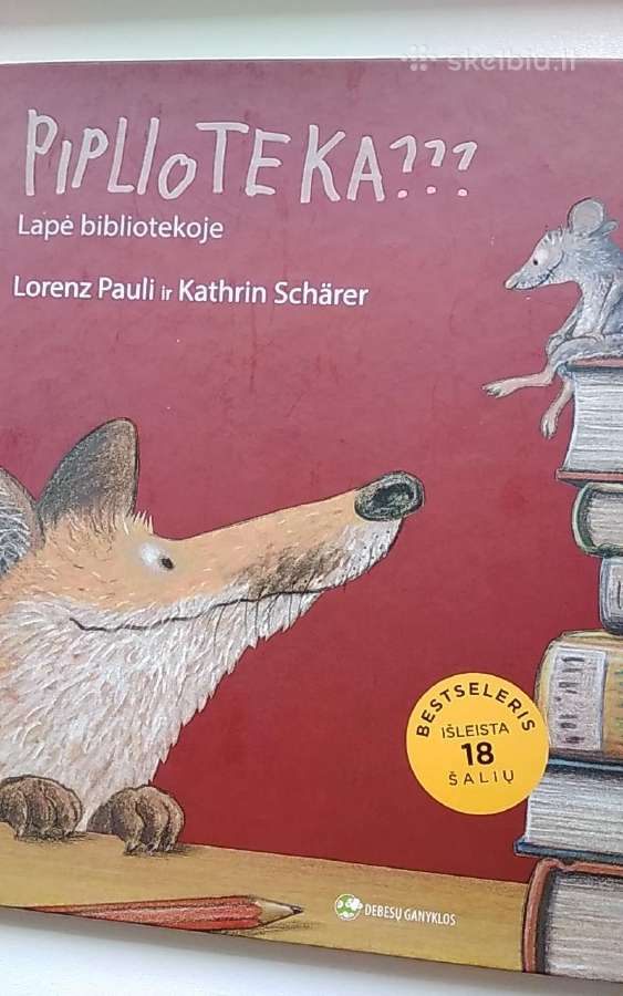Piplioteka? Lapė bibliotekoje