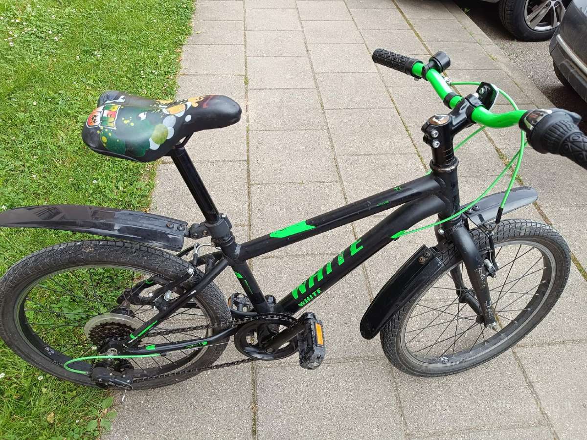 Vaikiškas dviratukas.aliuminis rėmas. 20" ratai.