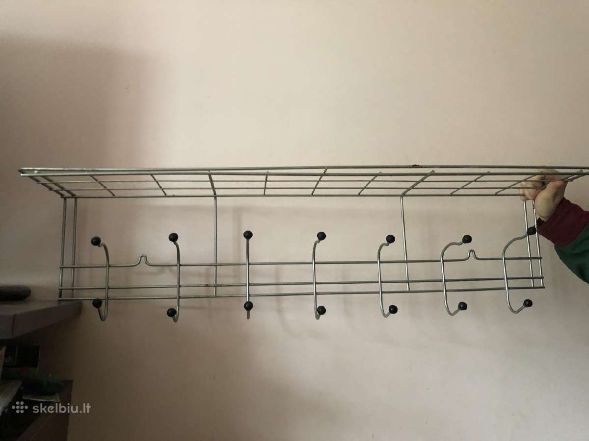 Metalinė, didelė, ilgaamžiška, rūbų kabykla - nuotraukos Nr. 3