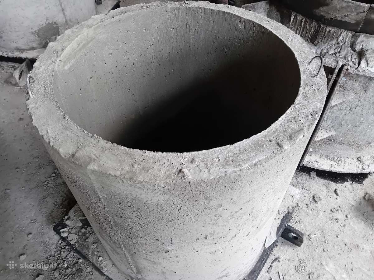 Gelžbetoniniai žiedai, dugnai, dangčiai