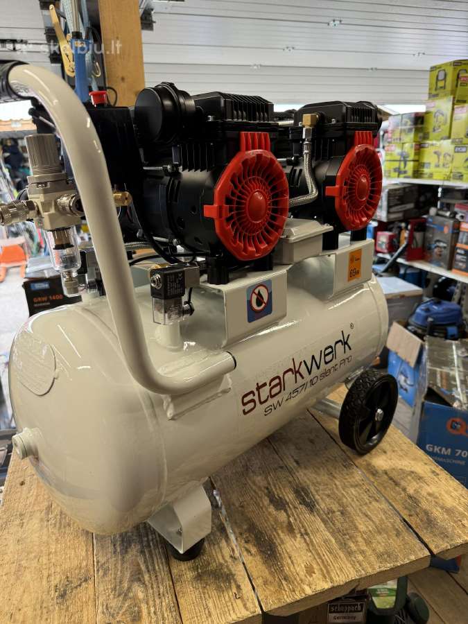 Kompresorius tylus Starkwerk Sw 457/10 Silent Pro - nuotraukos Nr. 4