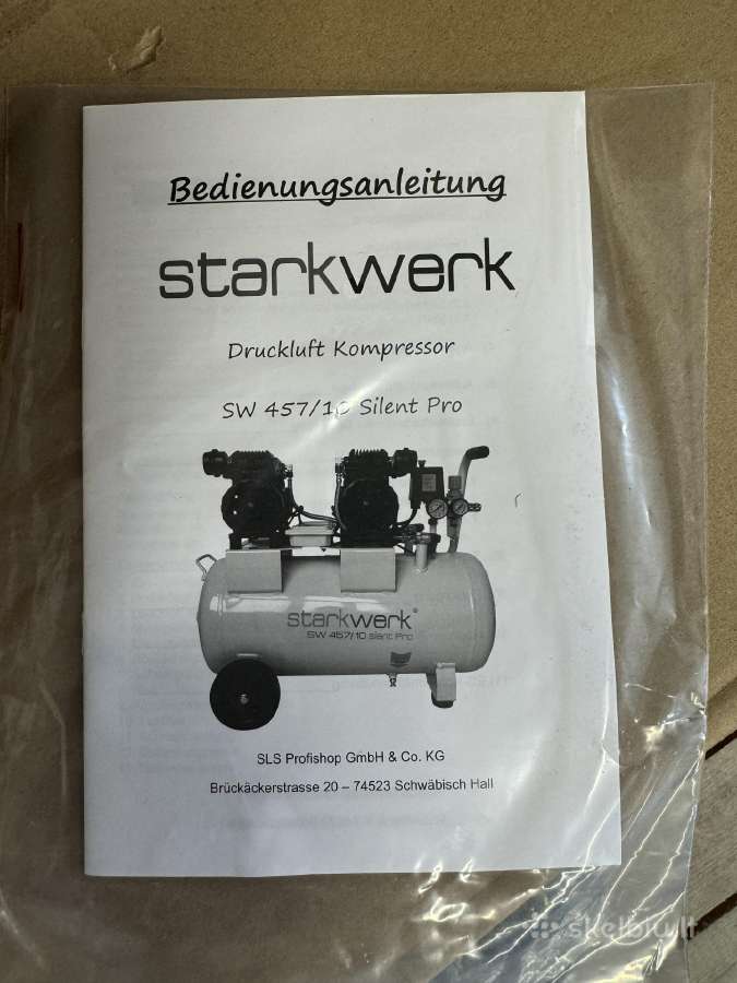 Kompresorius tylus Starkwerk Sw 457/10 Silent Pro - nuotraukos Nr. 7