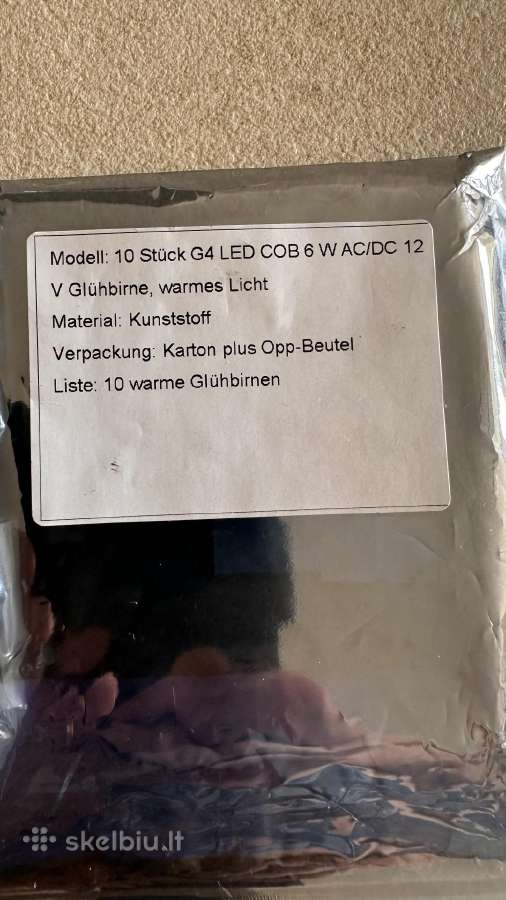 LED Cob lemputės, G4, 6w, 12 voltų - nuotraukos Nr. 5