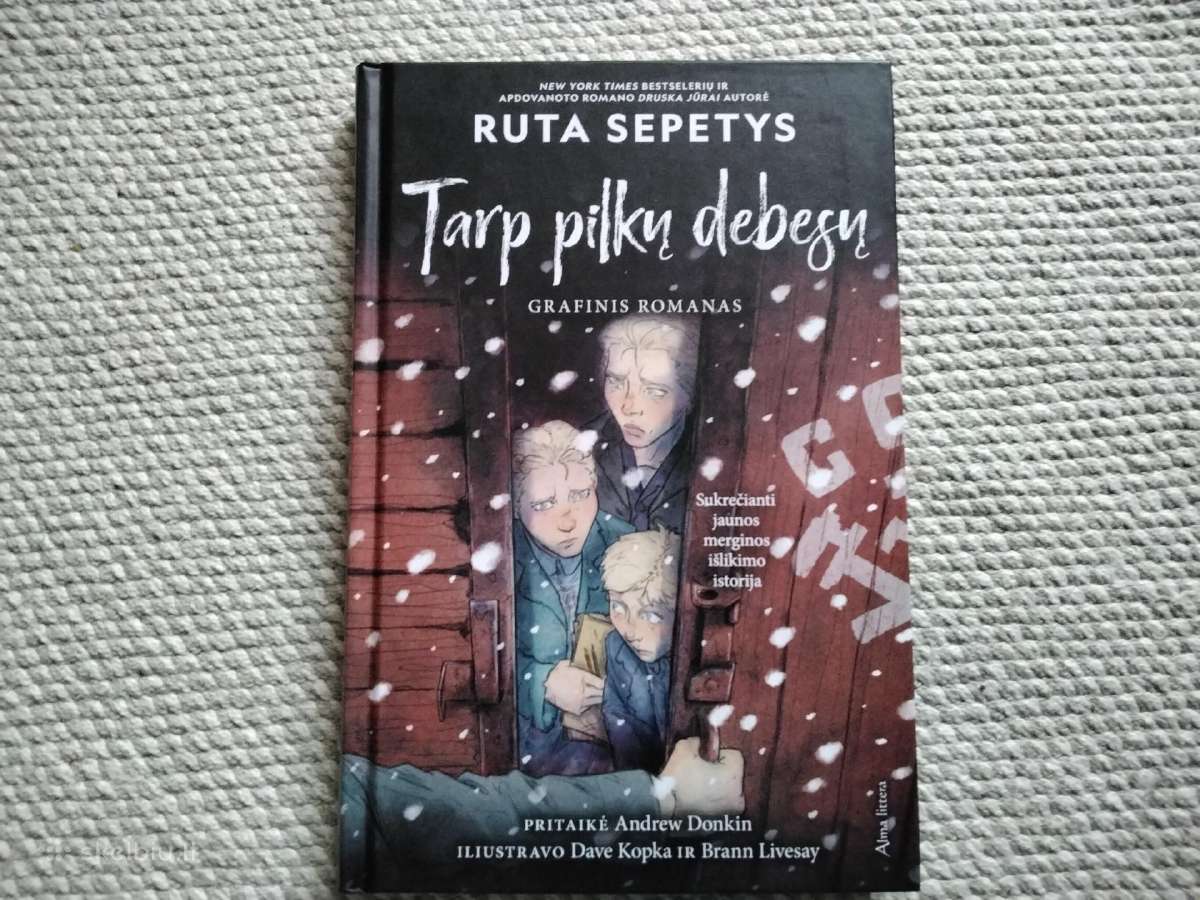 Tarp pilkų debesų: grafinis romanas Šepetys Ruta
