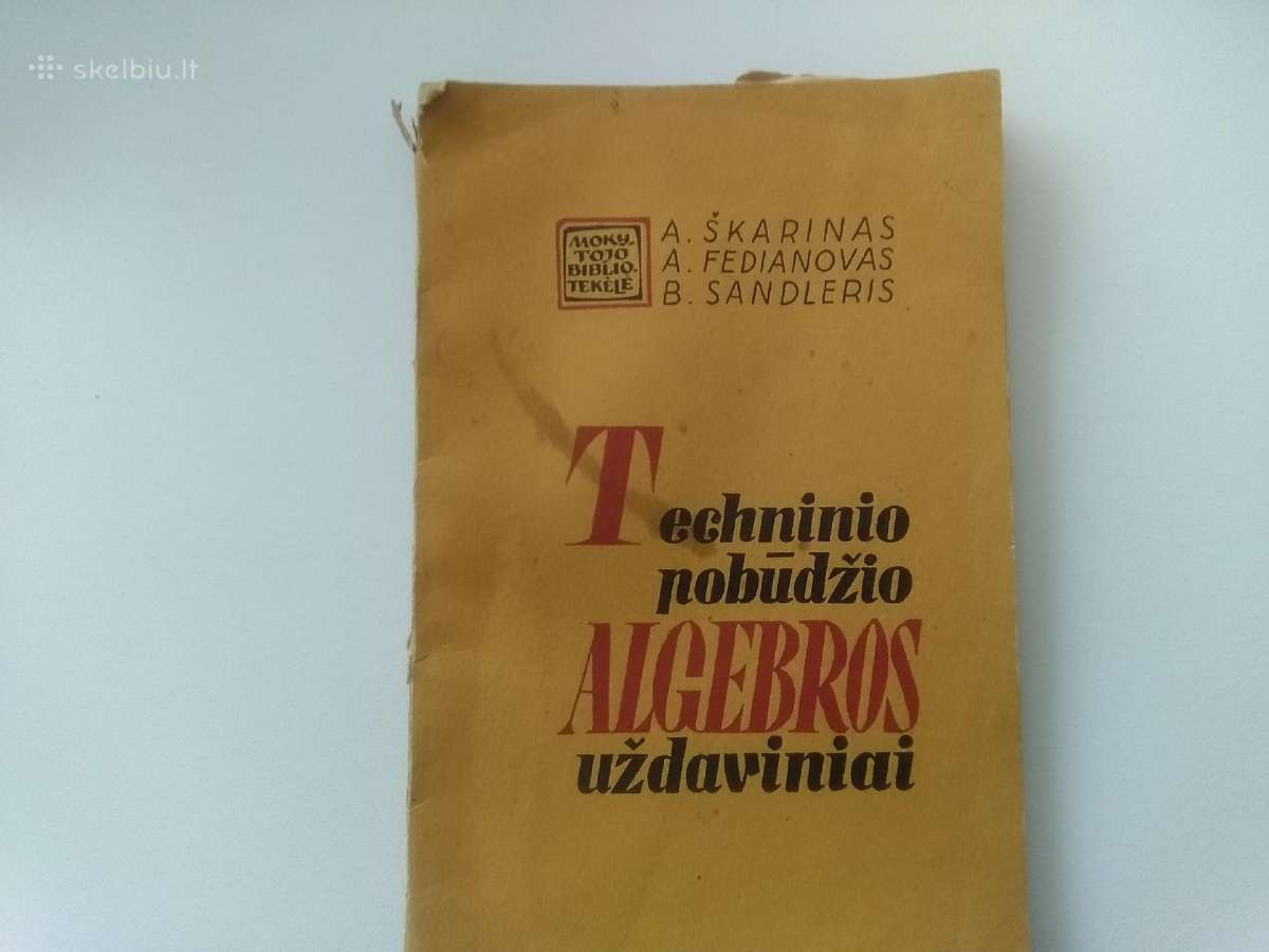 Techninio pobūdžio algebros uždaviniai