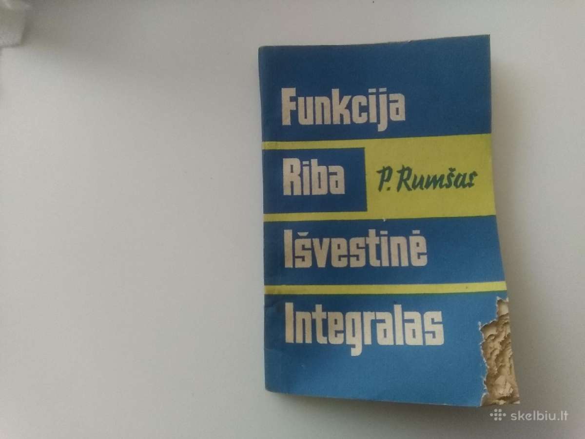 Funkcija Riba Išvestinė Integralas