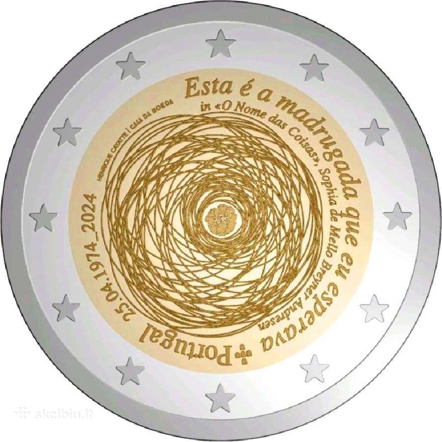2 eurų Portugalijos Unc proginės monetos - nuotraukos Nr. 8
