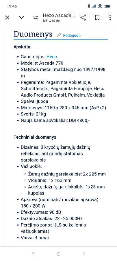 Aukštos klasės akustika Dynaudio Heco T+a Alr Cant - nuotraukos Nr. 11