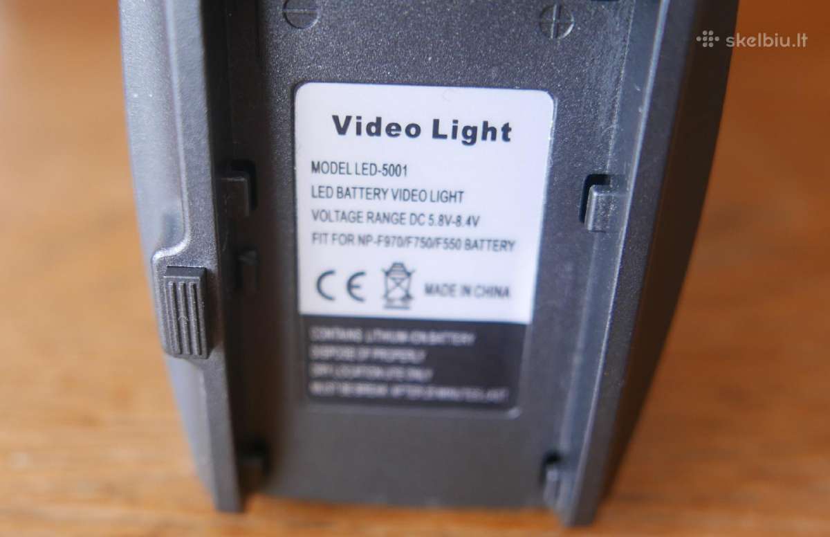 LED light, mobili foto ar video šviesa - nuotraukos Nr. 2