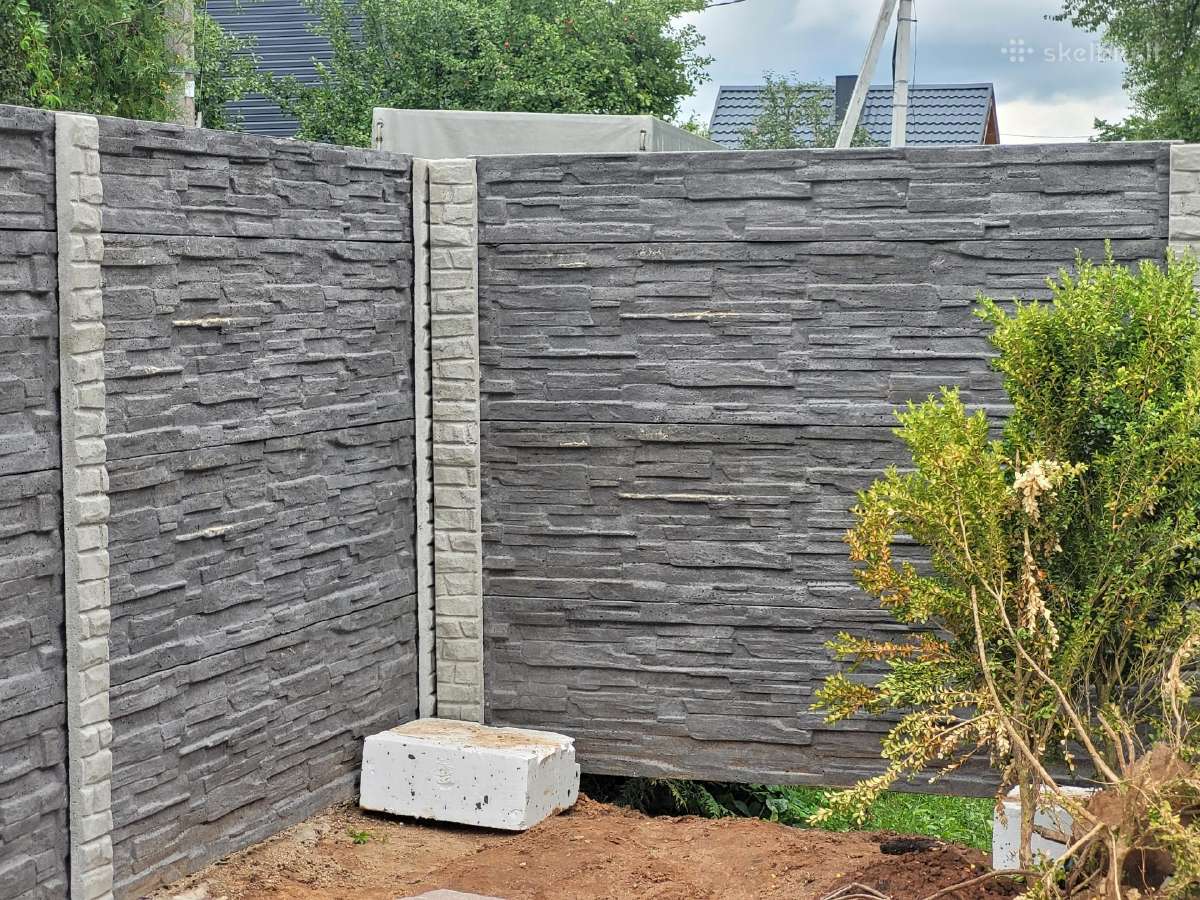 Tvoros betonines dvipuses ir vienpuses - nuotraukos Nr. 23