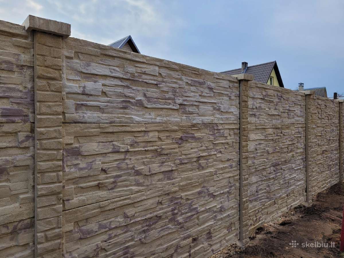 Tvoros betonines dvipuses ir vienpuses - nuotraukos Nr. 34