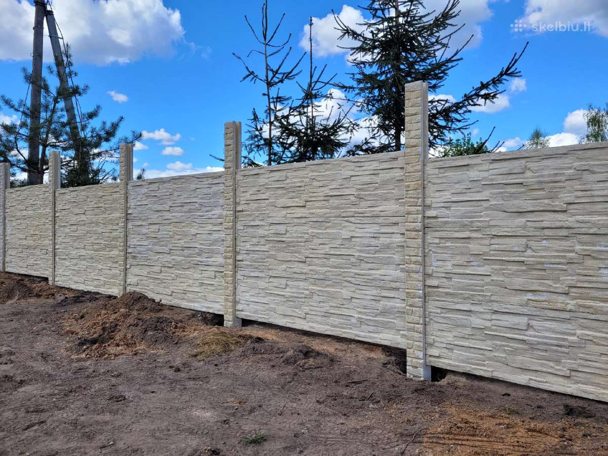 Tvoros betonines dvipuses ir vienpuses - nuotraukos Nr. 35