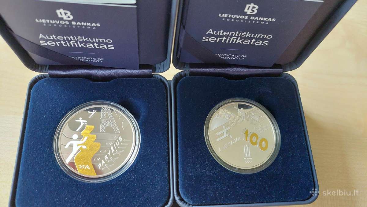 2024m 20€ olimpinėms žaidynėms Paryžiuje