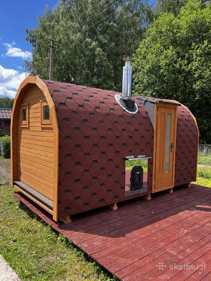 Lauko pirtys, mobili pirtis, pirtelė-rastinė bačka - nuotraukos Nr. 16