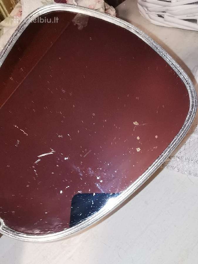 Kolba, žalvario plaketė, veidrodis ilga rankena - nuotraukos Nr. 31