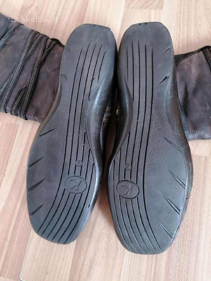 Žieminiai Clarks odiniai ilgaauliai batai - nuotraukos Nr. 6