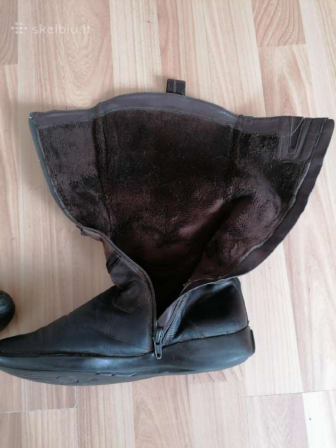 Žieminiai Clarks odiniai ilgaauliai batai - nuotraukos Nr. 4
