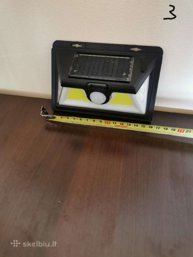 LED Lauko šviestuvai su saulės elementais. Nauji - nuotraukos Nr. 4