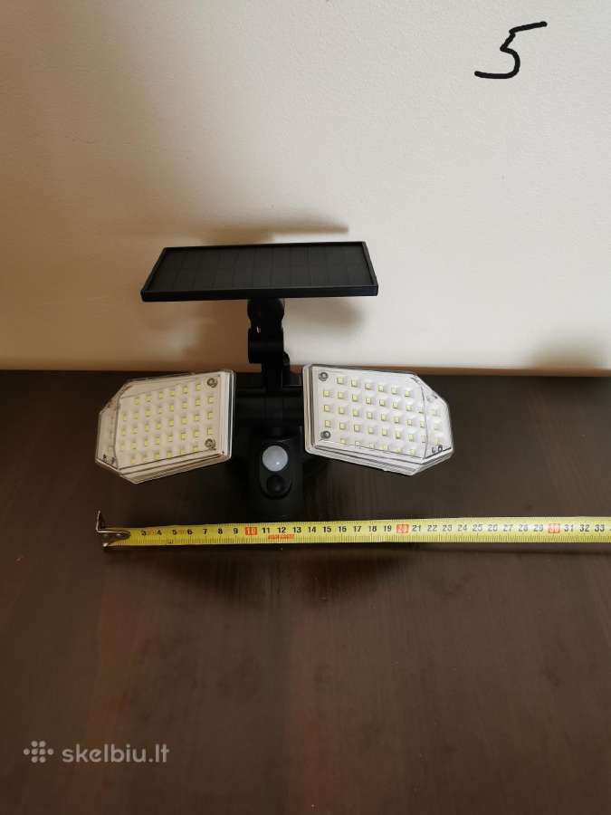 LED Lauko šviestuvai su saulės elementais. Nauji - nuotraukos Nr. 6