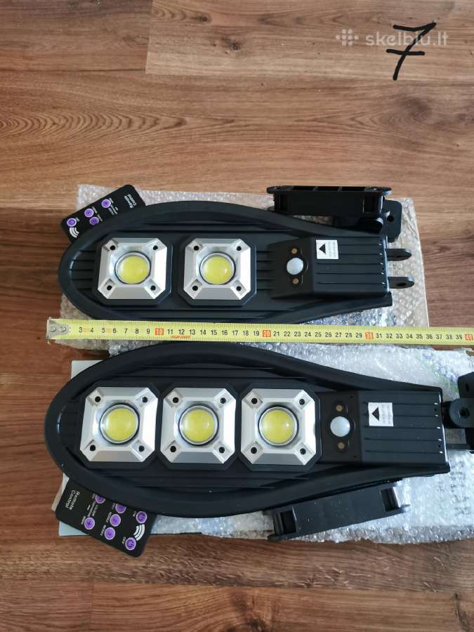 LED Lauko šviestuvai su saulės elementais. Nauji - nuotraukos Nr. 8