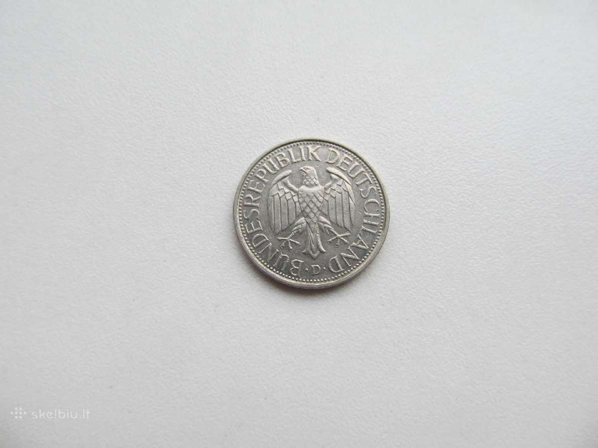 1 markė , Vokietija , 1989 D - nuotraukos Nr. 2