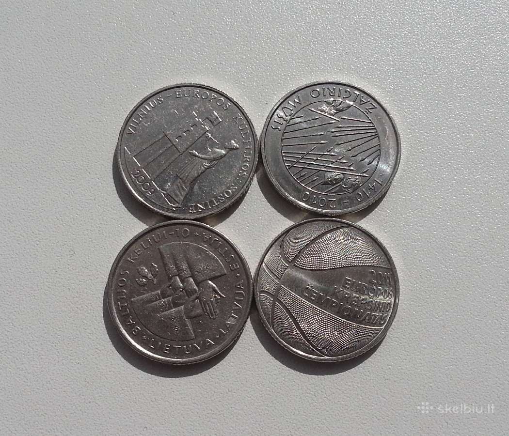Litų ir centų monetos Pagal Metus - nuotraukos Nr. 2