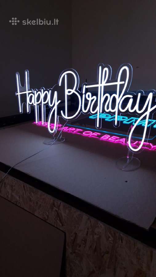 LED neon užrašai ir logotipai - nuotraukos Nr. 10