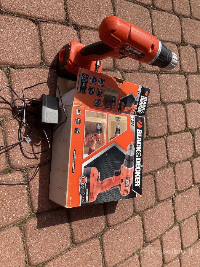 Black&decker suktuvas-gręžtuvas - nuotraukos Nr. 2