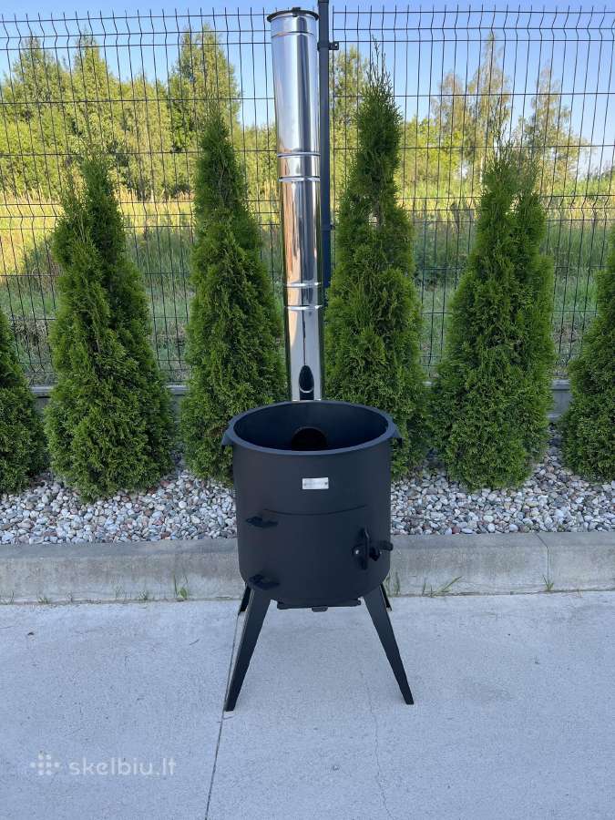 Ketaus kazanas šašlykinė krosnelė rūkykla ir kita - nuotraukos Nr. 18