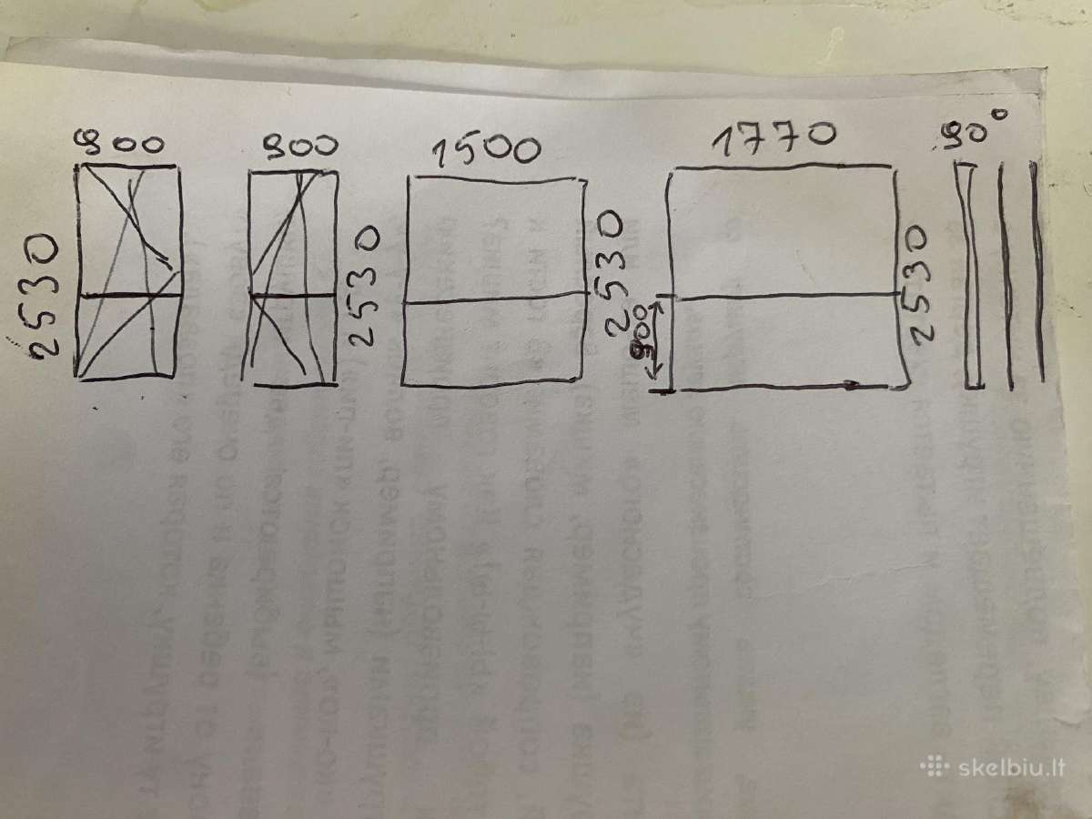 Mažai naudoti Gelan langai