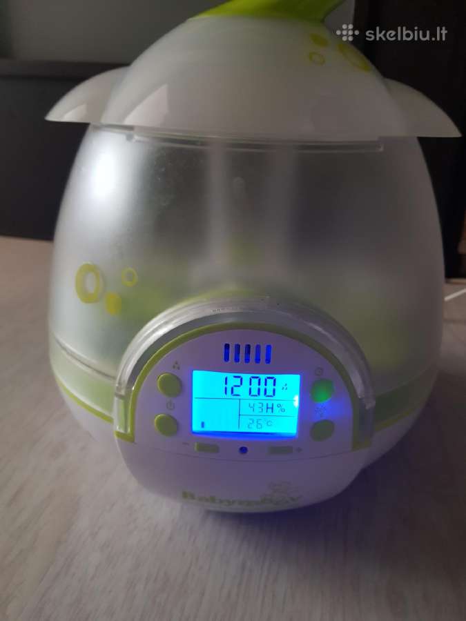 Baby Moov oro drėkintuvas su apšvietimu ir laiku - nuotraukos Nr. 7