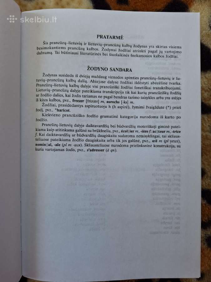 Prancūzų-lietuvių, lietuvių-prancūzų kalbų žodynas - nuotraukos Nr. 4