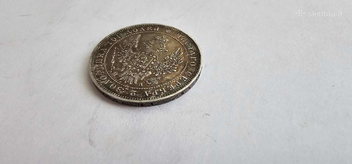 1852 Poltina , kolekcinis stovis , Unc - nuotraukos Nr. 7