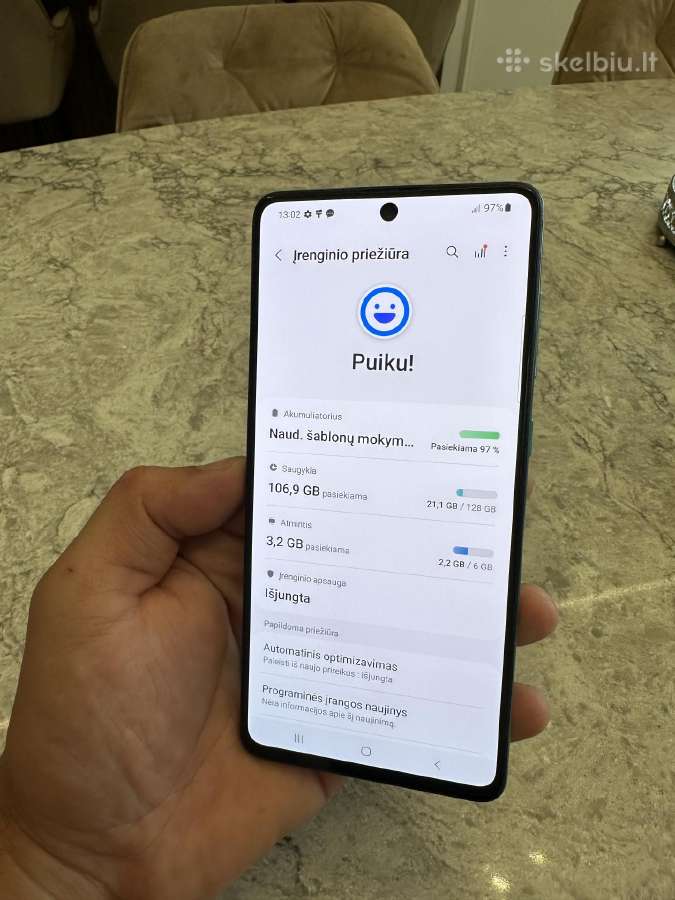 Samsung A71, 6/128gb - nuotraukos Nr. 3