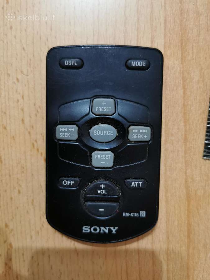Nuotolinio valdymo pultelis sony