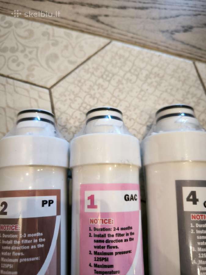 Vandens filtrų su greitomis jungtimis kasečių - nuotraukos Nr. 2
