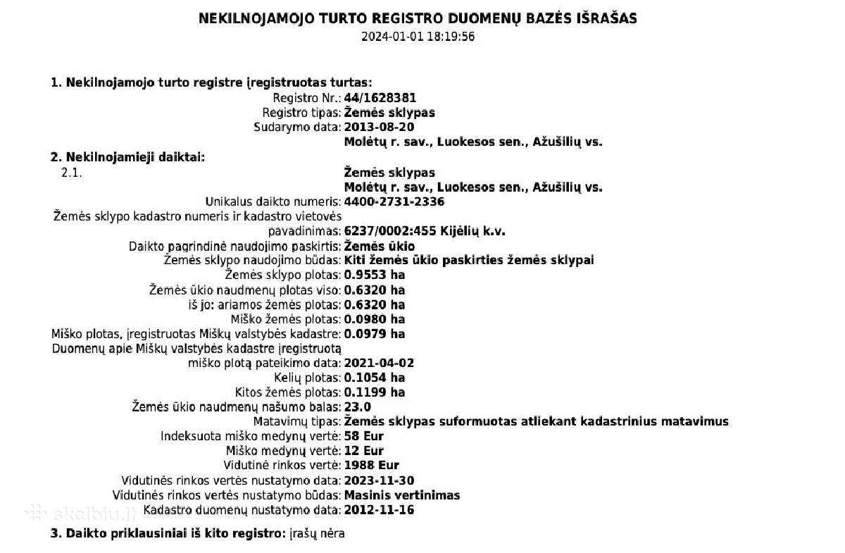 Parduodamas žemės sklypas Molėtų rajone - nuotraukos Nr. 2