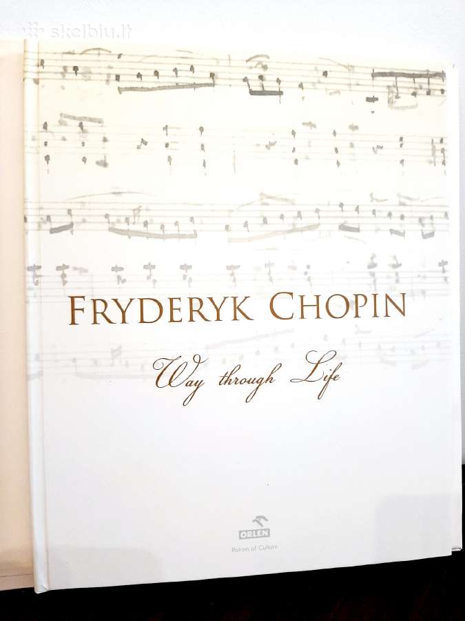 Fryderyk Chopin CD muzika su knyga