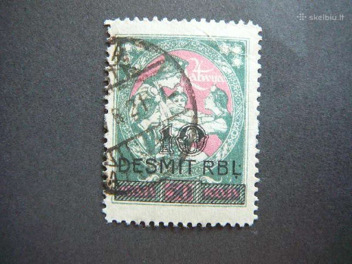 Latvija 1921 Standartai antsp. ltt70a