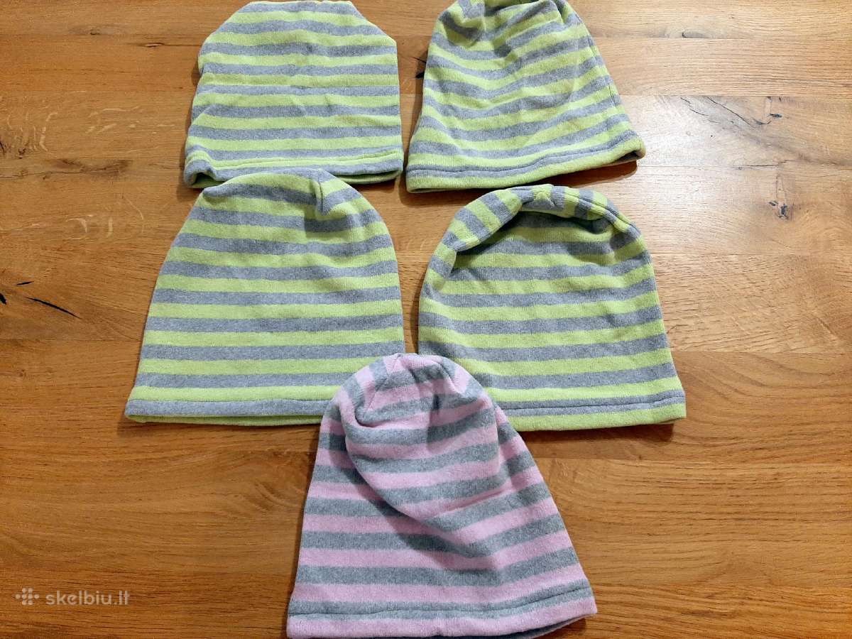 Trikotažinės kepurės spalvotos beanie stilius - nuotraukos Nr. 2