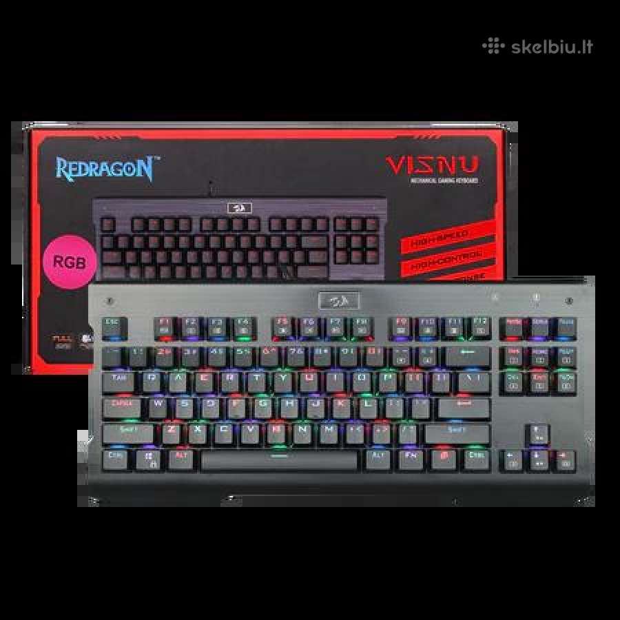 Klaviatūra Redragon Rgb žaidimams - nuotraukos Nr. 8