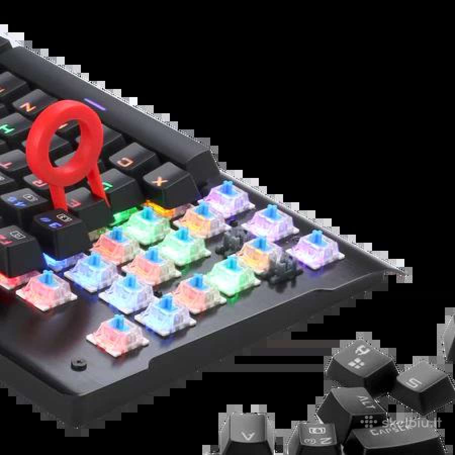 Klaviatūra Redragon Rgb žaidimams - nuotraukos Nr. 9