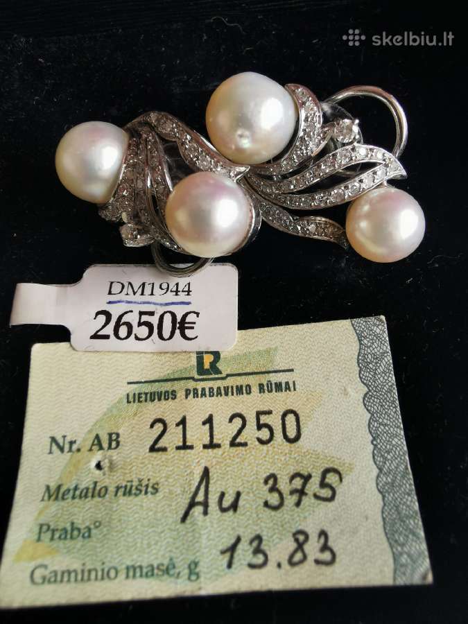 Sertifikuoti auskarai su 0.90ct deimantais - nuotraukos Nr. 2